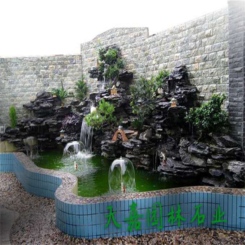 衢江小庭院水景设计